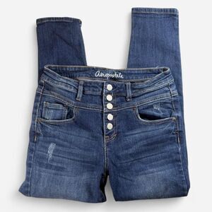 Aeropostale Women's Blue and Navy Jeans